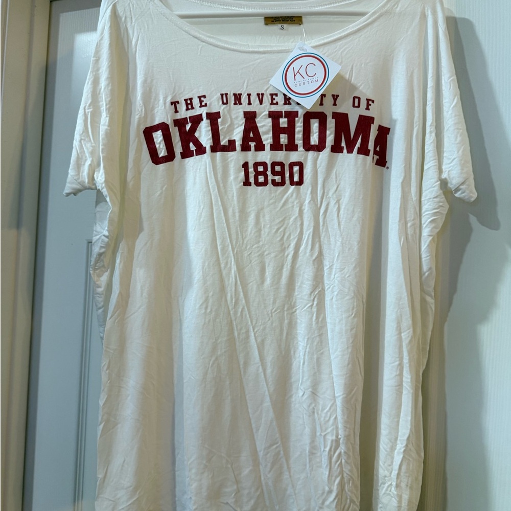University of Oklahoma 1890 White T-Shirt
